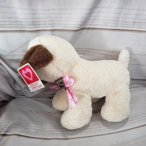 Hugfun Valentine Puppy Love Bulldog Pug Dog Plush Stuffed Toy 14 Inch 2017 - Picture 6 of 12